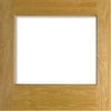 Single Sliding Door & Track - 1930's Oak Door - Frosted Glass - Unfinished