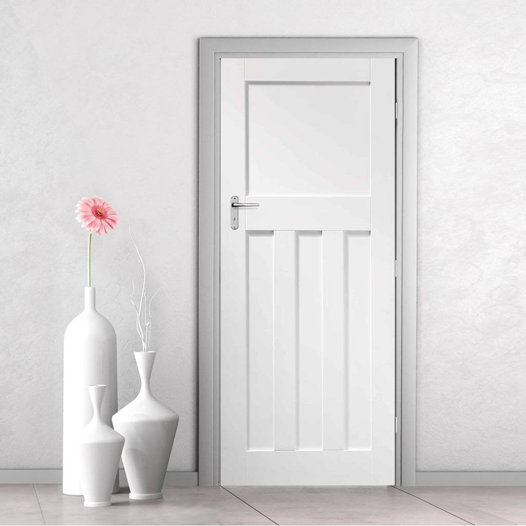 Fire Proof DX White Fire Door - 1/2 Hour Fire Rated - White Primed