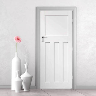 Image: Fire Proof DX White Fire Door - 1/2 Hour Fire Rated - White Primed