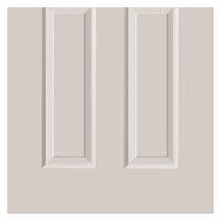 Cadeby 4 Panel Fire Door with Woodgrained Effect is Primed and 1/2 hour Fire Rated