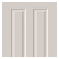 Cadeby 4 Panel Fire Door with Woodgrained Effect is Primed and 1/2 hour Fire Rated