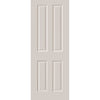 JBK Canterbury 4 Panel White Fire Internal Door - Smooth - 1/2 Hour Fire Rated