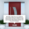 External ThruSafe Aluminium Door - 1141 CNC Grooves - 7 Colour Options