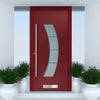 External ThruSafe Aluminium Front Door - 43804 CNC Grooves - 7 Colour Options