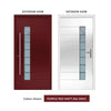 External ThruSafe Aluminium Door - 1142 CNC Grooves - 7 Colour Options