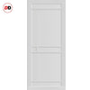 Sheffield 5 Panel Solid Wood Internal Door UK Made DD6312 - Eco-Urban® Cloud White Premium Primed