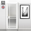 Handmade Eco-Urban Leith 9 Pane Solid Wood Internal Door UK Made DD6316SG - Frosted Glass - Eco-Urban® Cloud White Premium Primed