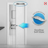 Blooming Tree  8mm Obscure Glass - Clear Printed Design - Double Evokit Glass Pocket Door