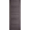 Bespoke Vancouver Ash Grey Single Frameless Pocket Door Detail - Prefinished