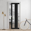Bespoke Handmade Eco-Urban Avenue 2 Pane 1 Panel Single Evokit Pocket Door DD6410G Clear Glass - Colour Options