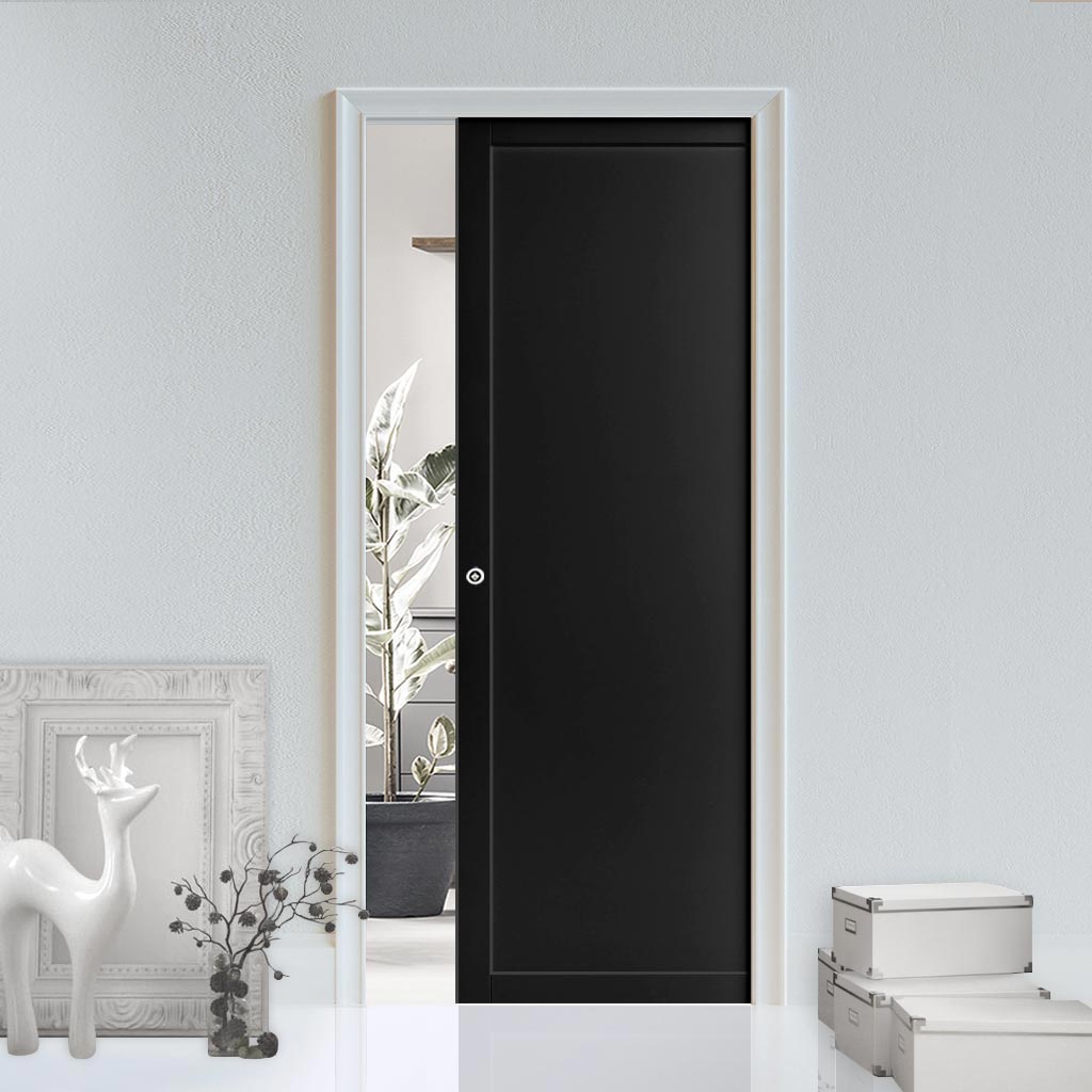 Bespoke Handmade Eco-Urban® Baltimore 1 Panel Single Evokit Pocket Door DD6301 - Colour Options