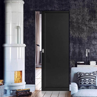 Image: Handmade Eco-Urban® Baltimore 1 Panel Single Absolute Evokit Pocket Door DD6301 - Colour & Size Options