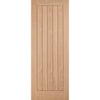 Three Folding Doors & Frame Kit - Belize Oak 2+1 Folding Door - Unfinished
