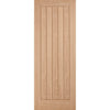 Minimalist Wardrobe Door & Frame Kit - Belize Oak Door - Unfinished