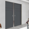 Bespoke Handmade Eco-Urban® Orkney 3 Panel Double Absolute Evokit Pocket Door DD6403 - Colour Options
