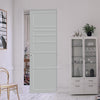 Bespoke Handmade Eco-Urban® Oslo 7 Panel Single Absolute Evokit Pocket Door DD6400 - Colour Options