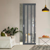 Bespoke Handmade Eco-Urban Sintra 4 Pane Single Absolute Evokit Pocket Door DD6428G Clear Glass - Colour Options