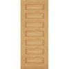 Biarritz Oak Panel Fire Door - 1/2 Hour Fire Rated - Prefinished