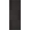 Bespoke Seis Charcoal Black Flush Single Frameless Pocket Door - Prefinished