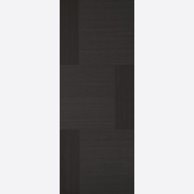 Bespoke Seis Charcoal Black Flush Door - Prefinished