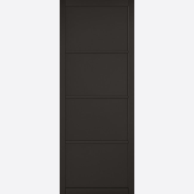 Soho 4 Panel Black Painted Internal Door - Prefinished – Direct Doors