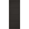 Three Folding Doors & Frame Kit - Soho 4 Panel 3+0 - Black Primed