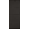 Two Sliding Doors and Frame Kit - Soho 4 Panel Door - Black Primed