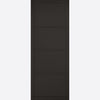 Top Mounted Black Sliding Track & Double Door - Soho 4 Panel Black Painted Doors - Prefinished