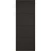 Three Folding Doors & Frame Kit - Soho 4 Panel 2+1 - Black Primed