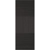 Tres Charcoal Black Flush Absolute Evokit Single Pocket Door Detail - Prefinished