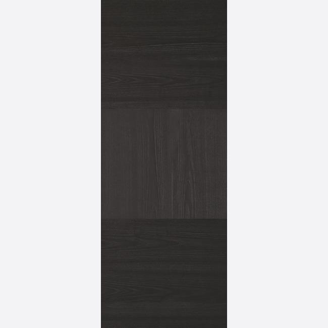 Bespoke Tres Charcoal Black Flush Door - Prefinished