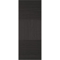 Bespoke Tres Charcoal Black Flush Single Pocket Door - Prefinished