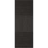 Bespoke Tres Charcoal Black Flush Single Frameless Pocket Door - Prefinished