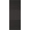 Bespoke Tres Charcoal Black Flush Single Frameless Pocket Door - Prefinished