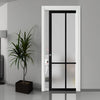 Bespoke Handmade Eco-Urban® Bronx 4 Pane Single Evokit Pocket Door DD6315SG - Frosted Glass - Colour Options
