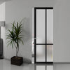 Handmade Eco-Urban® Bronx 4 Pane Single Absolute Evokit Pocket Door DD6315SG - Frosted Glass - Colour & Size Options