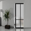 Handmade Eco-Urban Bronx 4 Pane Single Absolute Evokit Pocket Door DD6315SG - Frosted Glass - Colour & Size Options