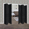 Seven Folding Door & Frame Kit - Eco-Urban® Brooklyn 4 Panel DD6204P 4+3 - Colour & Size Options