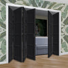 Six Folding Door & Frame Kit - Eco-Urban® Brooklyn 4 Panel DD6204P 4+2 - Colour & Size Options