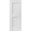 Eccentro White Panelled Absolute Evokit Pocket Door - Prefinished