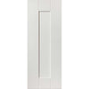 Axis Panelled Absolute Evokit Double Pocket Door Detail - White Primed