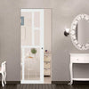 Handmade Eco-Urban® Cairo 6 Pane Single Absolute Evokit Pocket Door DD6419G Clear Glass - Colour & Size Options