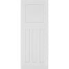 Cambridge White Primed Panel Fire Internal Door - 1/2 Hour Fire Rated
