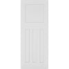 Bespoke Cambridge White Primed Panel Fire Internal Door - 1/2 Hour Fire Rated