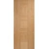 Door and Frame Kit - Catalonia Flush Oak Veneered Door - Prefinished