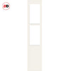 Eight Folding Door & Frame Kit - Eco-Urban® Berkley 2 Pane 1 Panel DD6206C 4+4 - Clear Glass - Colour & Size Options