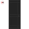 Bespoke Handmade Eco-Urban® Leith 9 Panel Double Absolute Evokit Pocket Door DD6316 - Colour Options