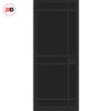 Bespoke Handmade Eco-Urban Leith 9 Panel Single Evokit Pocket Door DD6316 - Colour Options