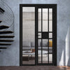Room Divider - Handmade Eco-Urban® Tromso Door DD6402C - Clear Glass - Premium Primed - Colour & Size Options