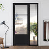 Room Divider - Handmade Eco-Urban® Staten Door DD6310C - Clear Glass - Premium Primed - Colour & Size Options